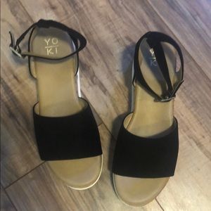 Black espadrilles